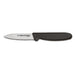 Dexter Russell P94843B 3 1/8" Paring Knife W/ Polypropylene Black Handle, Carbon Steel-cityfoodequipment.com