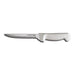 Dexter Russell P94847 6" Utility Knife W/ Polypropylene White Handle, Carbon Steel-cityfoodequipment.com