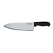 Dexter Russell P94831B 10" Chef's Knife W/ Polypropylene Black Handle, Carbon Steel-cityfoodequipment.com