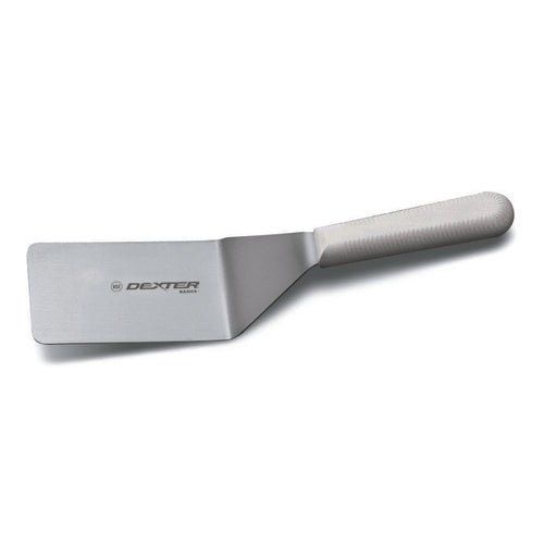 Dexter Russell P94851 4"x2 1/2" Pancake Turner W/ Polypropylene Handle, Stainless Steel-cityfoodequipment.com
