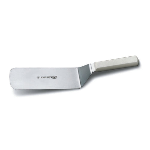 Dexter Russell P94856 8"x3" Cake Turner W/ Polypropylene Handle, Stainless Steel-cityfoodequipment.com