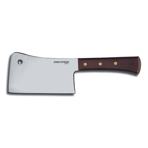 Dexter Russell 49542 6" Cleaver W/ Rosewood Handle, Stainless Steel-cityfoodequipment.com