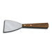 Dexter Russell L4504 3" Griddle Scraper W/ Walnut Handle, Carbon Steel-cityfoodequipment.com