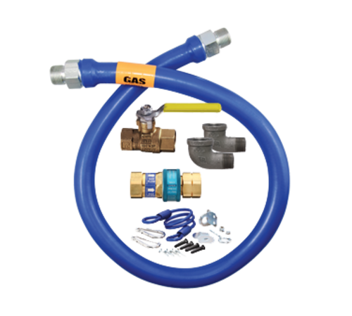 Dormont 16100KIT24 24" Gas Connector Kit W/ 1" Male/male Couplings-cityfoodequipment.com