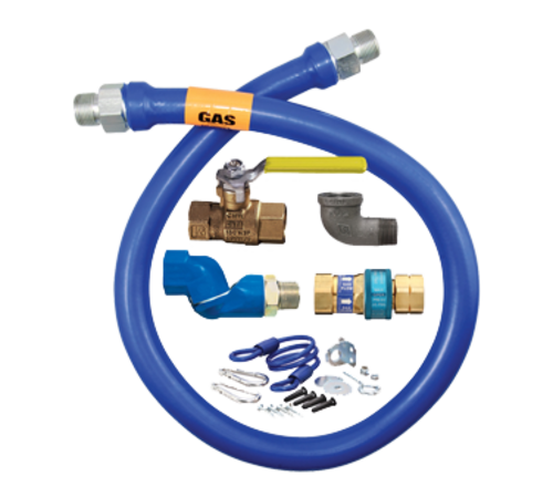 Dormont 16125KITS48 48" Gas Connector Kit W/ 1 1/4" Male/male Couplings-cityfoodequipment.com