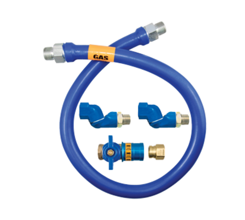 Dormont 1675BPCF2S36 36" Gas Connector Kit W/ 3/4" Male/male Couplings-cityfoodequipment.com