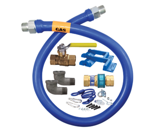 Dormont 1675KIT60PS 60" Gas Connector Kit W/ 3/4" Male/male Couplings-cityfoodequipment.com