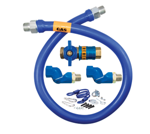 Dormont 1675KITCF2S48 48" Gas Connector Kit W/ 3/4" Male/male Couplings-cityfoodequipment.com