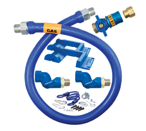 Dormont 1675KITCF2S48PS 48" Gas Connector Kit W/ 3/4" Male/male Couplings-cityfoodequipment.com