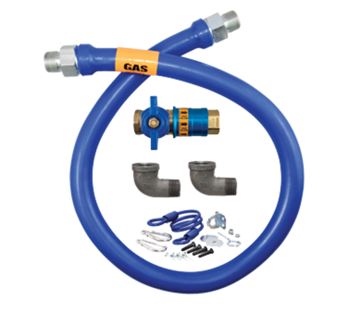 Dormont 1675KITCF48 48" Gas Connector Kit W/ 3/4" Male/male Couplings-cityfoodequipment.com