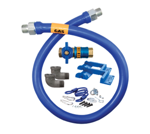 Dormont 1675KITCF48PS QUICK SHIP 48" Gas Connector Kit W/ 3/4" Male/male Couplings-cityfoodequipment.com