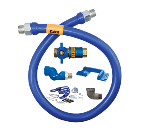 Dormont 1675KITCFS48PS 48" Gas Connector Kit W/ 3/4" Male/male Couplings-cityfoodequipment.com