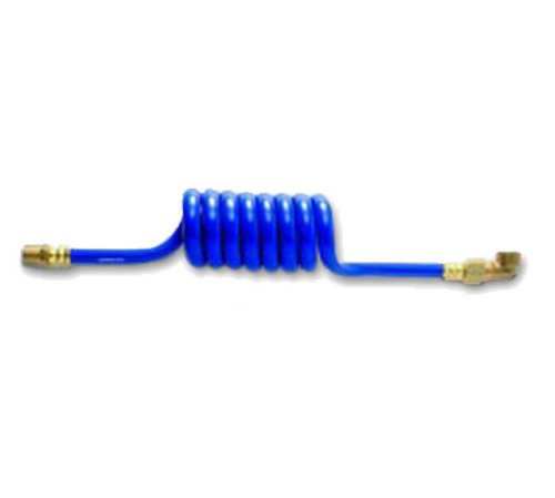 Dormont 71-1114-72 72" Swirl Hose Assembly W/ 1/4" Male Adapter & 1/4" Female Elbow-cityfoodequipment.com