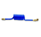 Dormont 71-1114-72 72" Swirl Hose Assembly W/ 1/4" Male Adapter & 1/4" Female Elbow-cityfoodequipment.com