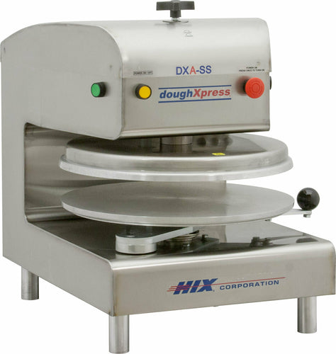DoughXpress DXA-SS-120 Automatic Pizza Dough Press, Aluminum Platens, 120-cityfoodequipment.com