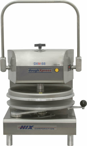 Doughxpress DXM-SS-120 Manual Pizza Dough Press W/ Digital Temp Controls, 120v-cityfoodequipment.com