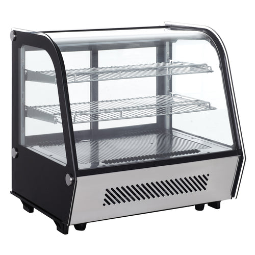 DoughXpress DXP-REF28 28" Countertop Refrigerated Display Case - (3) Levels-cityfoodequipment.com