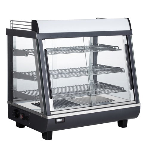 Doughxpress DXP-TSC27 27" Dual Service Countertop Heated Display Case - (3) Shelves, 120v-cityfoodequipment.com
