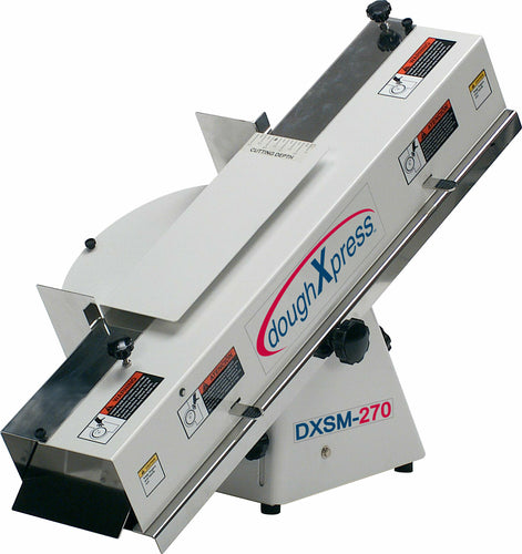 Doughxpress DXSM-270 Adjustable French Bread And Bagel Slicer For Full & Hinge Cut, 115 V-cityfoodequipment.com