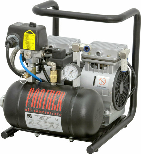 Doughxpress SILENT COMPRESSR Oil-Less Quiet Air Compressor W/ Auto Drain & Reservoir, 120 V-cityfoodequipment.com