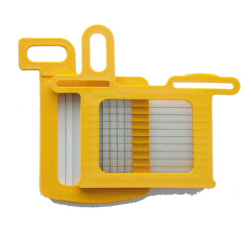 Dynamic AC060 Grid Set, 1/8"(7x7 mm), Includes Pusher for DC3, Yellow-cityfoodequipment.com