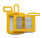 Dynamic AC060 Grid Set, 1/8"(7x7 mm), Includes Pusher for DC3, Yellow-cityfoodequipment.com