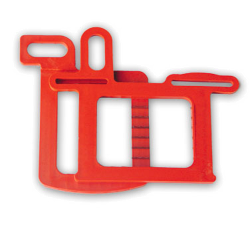 Dynamic AC062 Grid Set, 3/8" (10x10 mm), Includes Pusher for Dynacube, Red-cityfoodequipment.com