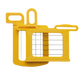 Dynamic AC063 Grid Set, 1/2" (14x14 mm), Includes Pusher for Dynacube, Yellow-cityfoodequipment.com