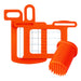 Dynamic AC064 Grid Set, 3/4" (17x17 mm), Includes Pusher for Dynacube, Orange-cityfoodequipment.com