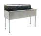 Eagle Group 1836-3-16/4 37 3/8" 3 Compartment Sink W/ 12"L X 18"W Bowl, 13 3/8" Deep-cityfoodequipment.com