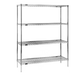 Eagle Group 2460C74-X 60" NSF 4-Tier Chrome Wire Shelf Kit - Red-I-Pak®, 24"W, 74"H-cityfoodequipment.com