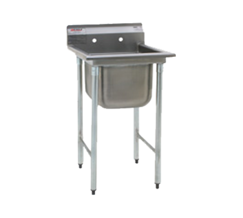 Eagle Group 314-16-1 23 1/4" 1 Compartment Sink W/ 16"L X 20"W Bowl, 13 1/2" Deep-cityfoodequipment.com