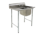 Eagle Group 414-16-1-24L 44 7/8" 1 Compartment Sink w/ 16"L x 20"W Bowl, 13 1/2" Deep-cityfoodequipment.com