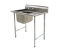 Eagle Group 414-16-1-24R 44 7/8" 1 Compartment Sink w/ 16"L x 20"W Bowl, 13 1/2" Deep-cityfoodequipment.com