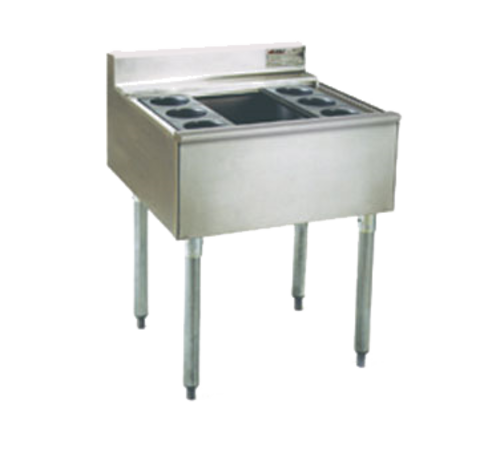 Eagle Group B2CT-18 24" 1800 Series Cocktail Station w/ 63 lb Ice Bin, Stainless Steel-cityfoodequipment.com
