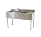 Eagle Group B4R-18 48" Underbar Sink Unit w/ (3) Compartments, 12" Right Drainboard-cityfoodequipment.com