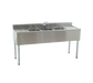 Eagle Group B6C-4-18 72" Underbar Sink Unit w/ (4) Compartments, 12 1/2" Left & Right Drainboards-cityfoodequipment.com