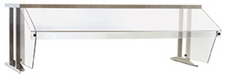 Eagle Group BS2-HT3 Buffet Shelf w/ 2 Sneeze Guards, 63 1/2" x 15", Stainless-cityfoodequipment.com