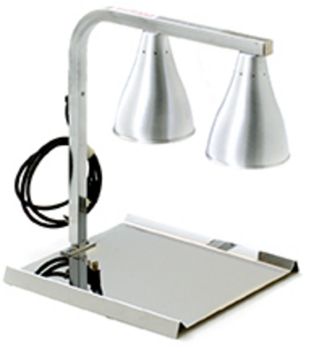 Eagle Group BW-2-120 2 Bulb Portable Heat Lamp w/ Adjustable Arm, Steel, 120v-cityfoodequipment.com
