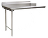 Eagle Group CDTR-36-16/4 36" Straight Clean Dishtable - L-R, 8" Backsplash, 16 ga 430 Stainless-cityfoodequipment.com