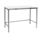 Eagle Group CT3060S Cutting Table - White Polymer Top & Stainless Frame, 60x30-cityfoodequipment.com