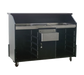 Eagle Group DPB-5 63" Portable Bar w/ Ice Bin & Double-Tier Speed Rail, Black-cityfoodequipment.com