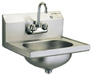 Vollrath K1410-C Wall Mount Commercial Hand Sink w/ 17"L x 15"W x 5 1/2"D Bowl, Gooseneck Faucet-cityfoodequipment.com