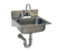 Eagle Group HSAE-10-FA-1X Wall Mount Commercial Hand Sink w/ 14"L x 10"W x 5"D Bowl, Basket Drain-cityfoodequipment.com