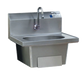 Eagle Group HSA-10-FKP Wall Mount Commercial Touchless Hand Sink w/ 13 1/2"L x 9 3/4"W x 6 3/4"D Bowl, Gooseneck Faucet-cityfoodequipment.com
