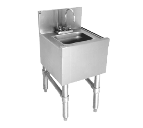 Eagle Group HS12-19 Underbar Hand Sink w/ 9 1/4"L x 11 1/2"W x 6"D Bowl, Gooseneck Faucet-cityfoodequipment.com