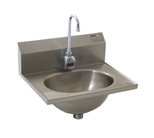 Eagle Group HSA-10-FE Wall Mount Commercial Touchless Hand Sink w/ 13 1/2"L x 9 3/4"W x 6 3/4"D Bowl, Gooseneck Faucet-cityfoodequipment.com