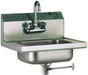 Eagle Group HSA-10-FL Wall Mount Commercial Hand Sink w/ 14"L x 10"W x 5"D Bowl, Gooseneck Faucet-cityfoodequipment.com