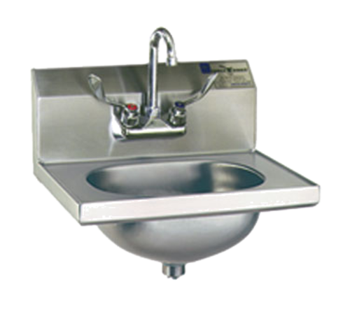 Eagle Group HSA-10-FW-1X Wall Mount Hand Sink w/ 13 1/2"L x 9 3/4"W x 6 3/4"D Bowl, Basket Drain-cityfoodequipment.com