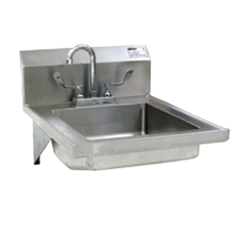Eagle Group HSAP-14-FW Wall Mount Commercial Hand Sink w/ 14"L x 16"W x 5"D Bowl, Gooseneck Faucet-cityfoodequipment.com